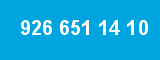 926 651 14 10